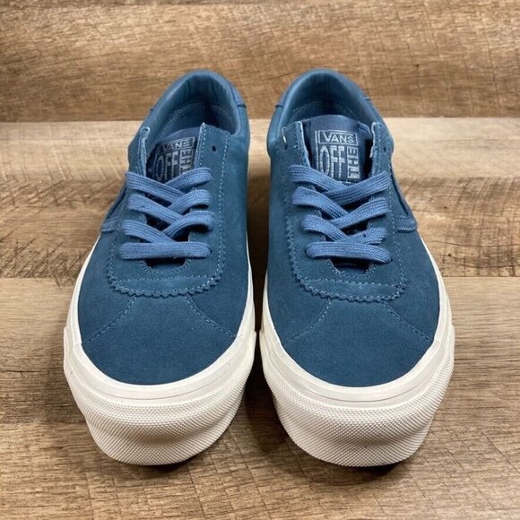 VANS OG Epoch LX Vault Suede Nubuck Blue Fusion Skate Shoe Mens 7 Womens 8.5 NEW - Picture 3 of 10